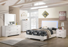 Load image into Gallery viewer, Felicity Panel Bed with LED Lighting
