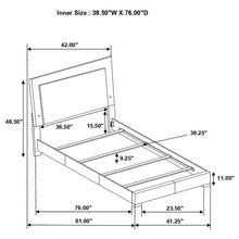 Load image into Gallery viewer, Felicity Panel Bed with LED Lighting
