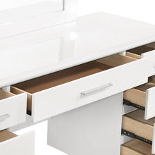 Load image into Gallery viewer, Felicity Makeup Vanity Table with LED Mirror

