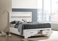 Load image into Gallery viewer, Miranda Panel Platform Storage Bed
