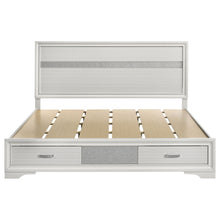 Load image into Gallery viewer, Miranda Panel Platform Storage Bed
