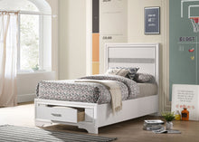 Load image into Gallery viewer, Miranda Panel Platform Storage Bed
