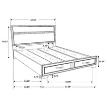 Load image into Gallery viewer, Miranda Panel Platform Storage Bed
