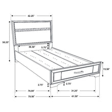 Load image into Gallery viewer, Miranda Panel Platform Storage Bed
