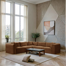 Load image into Gallery viewer, Shaggy - Fabric 5 Piece Modular Corner Sectional
