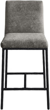 Load image into Gallery viewer, Reeves - Chenille Fabric Upholstered Counter Stool (Set of 2) - Black Base
