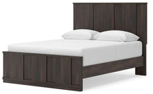 Load image into Gallery viewer, Shaehartin - Queen Panel Platform Bed - Dark Brown
