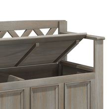 Load image into Gallery viewer, Amherst - Handcrafted Entryway Storage Bench
