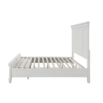 Jamestown - 5/0 - 6/6 Queen / Eastern King Storage Bed Rails - White