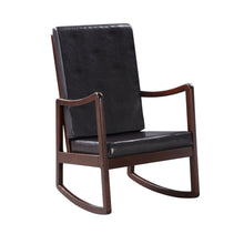 Load image into Gallery viewer, Raina - Synthenic Leather Rocking Chair - Espresso
