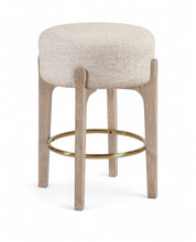 Load image into Gallery viewer, Torino - Backless Counter Stool With Brushed Natural Base (Set of 2)
