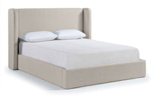 Load image into Gallery viewer, Kendall - Linen Textured Fabric Upholstered Bed
