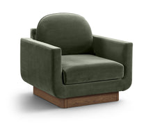 Load image into Gallery viewer, Diviento - Velvet Performance Fabric Upholstered Accent Chair
