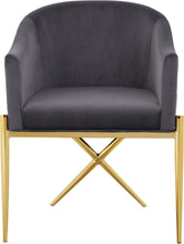 Load image into Gallery viewer, Xavier - Dining Chair with Gold Legs
