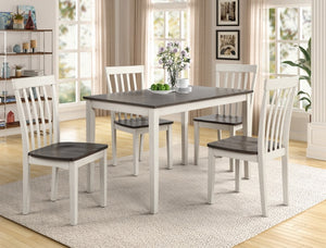 BRODY 5-PK DINETTE WHITE/GREY image