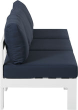 Load image into Gallery viewer, Nizuc - Outdoor Patio 3 Seat Armless Modular Sofa With White Frame
