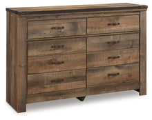 Load image into Gallery viewer, Trinell - Six Drawer Dresser - 61.34" x 15.98" x 42.99" - Brown Dark
