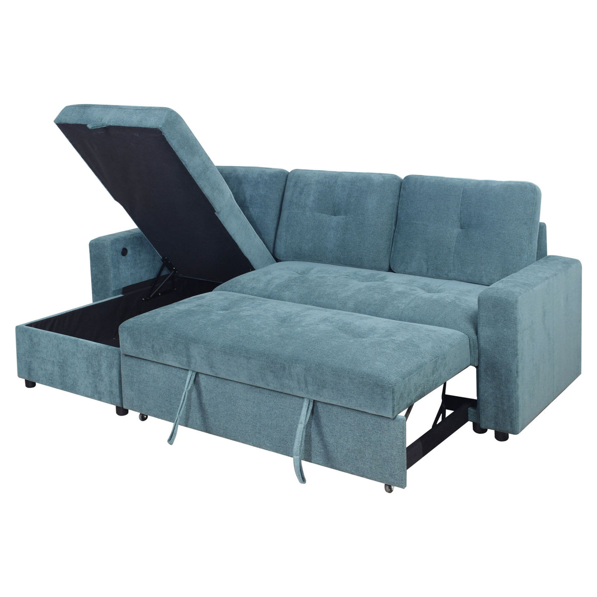 Greer - Loveseat With Pop Up Sleeper - Green