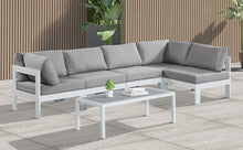 Load image into Gallery viewer, Nizuc - Outdoor Patio 5 Piece Modular Sectional With White Frame
