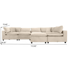 Load image into Gallery viewer, Hayward - Oversized Modular Sectional Sofa
