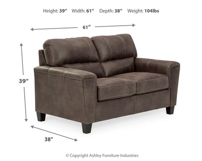 Navi - Loveseat - Smoke