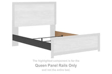 Load image into Gallery viewer, Broachmyn - Queen Panel Rails - Black
