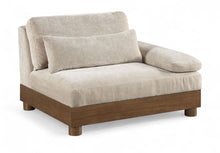 Load image into Gallery viewer, Turin - Fabric Upholstered Modular Arm Chair - Taupe
