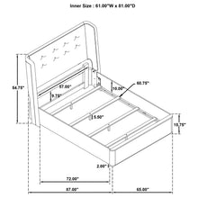 Load image into Gallery viewer, Leandro Wingback Bed
