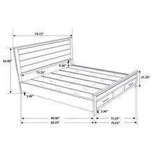 Load image into Gallery viewer, Woodmont Panel Platform Storage Bed
