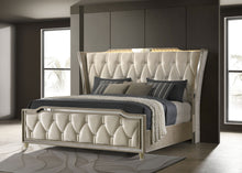 Load image into Gallery viewer, Lorient Wingback Bed with LED Lighting

