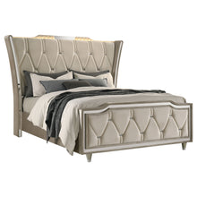 Load image into Gallery viewer, Lorient Wingback Bed with LED Lighting
