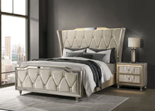 Load image into Gallery viewer, Lorient Wingback Bed with LED Lighting
