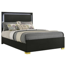 Load image into Gallery viewer, Marceline Panel Bed with LED Lighting

