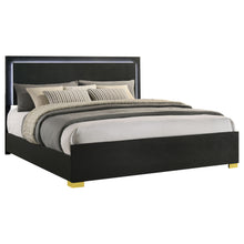 Load image into Gallery viewer, Marceline Panel Bed with LED Lighting
