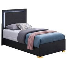 Load image into Gallery viewer, Marceline Panel Bed with LED Lighting
