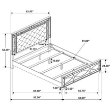 Load image into Gallery viewer, Gunnison Panel Bed with LED Lighting
