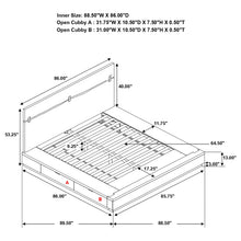 Load image into Gallery viewer, Winslow Panel Platform Storage Bed
