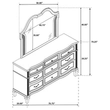 Load image into Gallery viewer, Evangeline Dresser with Mirror
