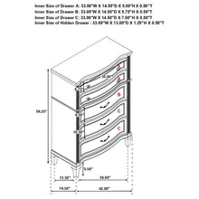 Load image into Gallery viewer, Evangeline Chest of Drawers

