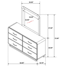 Load image into Gallery viewer, Amsbury Dresser with Mirror - Ego Home Furniture
