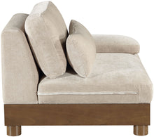 Load image into Gallery viewer, Turin - Fabric Upholstered Modular Arm Chair - Taupe
