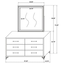 Load image into Gallery viewer, Lucia Dresser with Mirror
