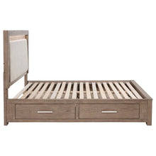Load image into Gallery viewer, Kenora Panel Platform Storage Bed with LED Lighting
