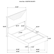 Load image into Gallery viewer, Ives Panel Bed with LED Lighting
