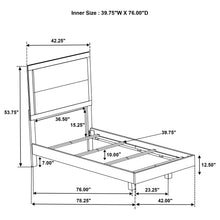 Load image into Gallery viewer, Trenton Panel Bed
