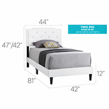 Load image into Gallery viewer, Button Tufted Bed Charming For Cozy Spaces
