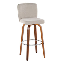 Load image into Gallery viewer, Henry - Contemporary Fixed Height Barstool With Swivel With Round Footrest (Set of 2)
