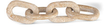 Load image into Gallery viewer, Lynx - Travertine Decorative Chain Links - Natural
