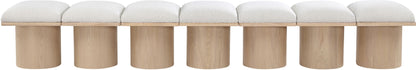 Pavilion - 7 Piece Modular Bench With Natural Base