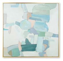 Load image into Gallery viewer, Wynburn - Wall Art - White / Blue / Green
